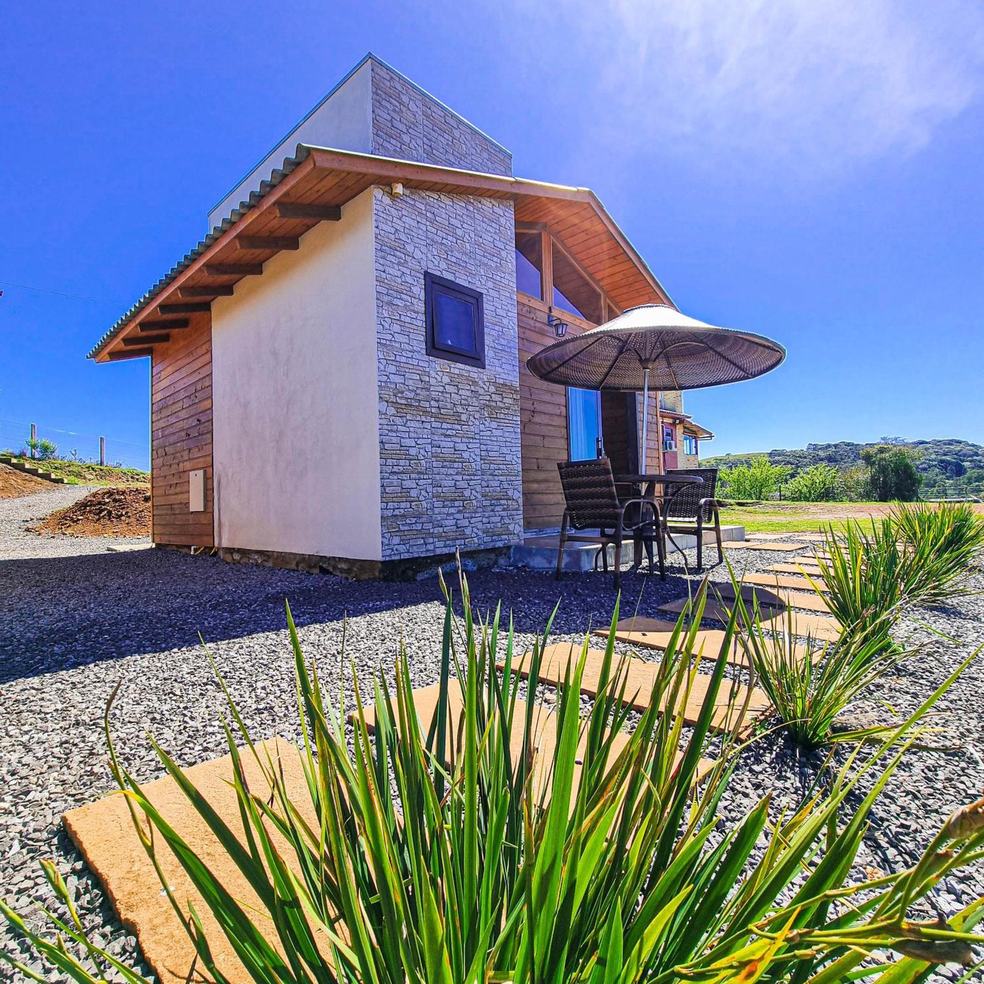 Cabanas Colina Do Sol Cambara Bagian luar foto