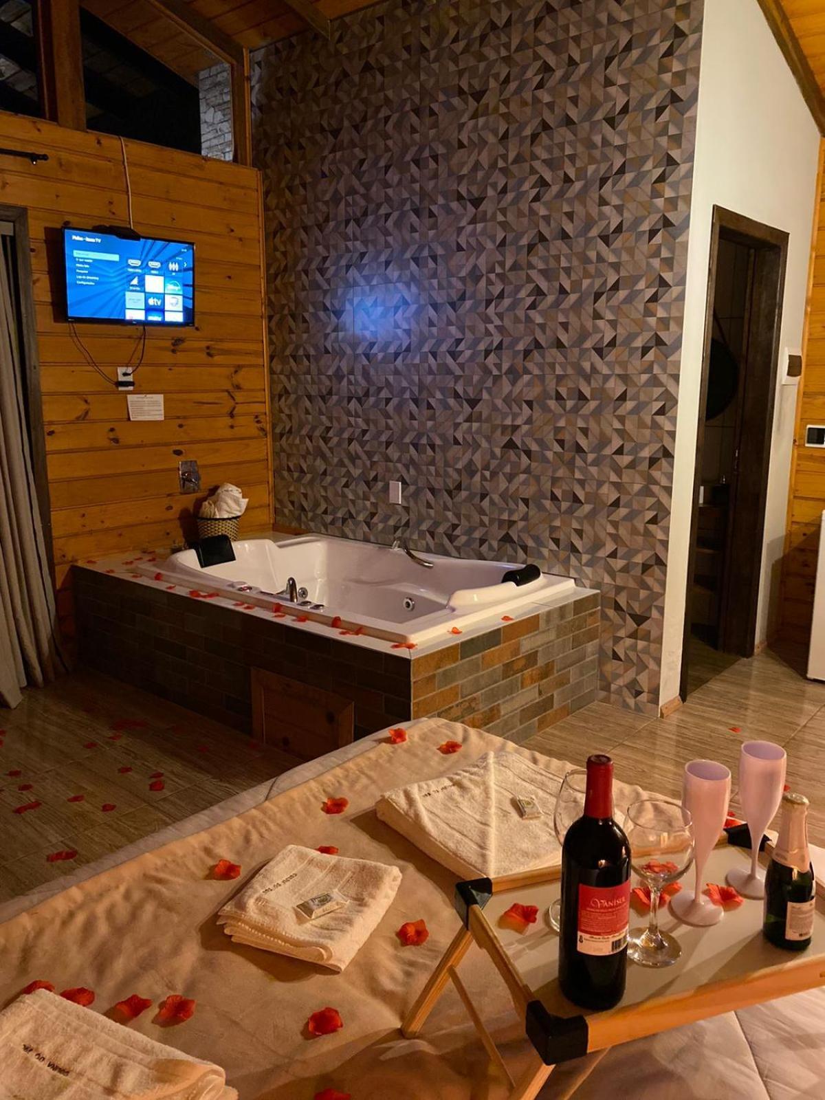 Cabanas Colina Do Sol Cambara Bagian luar foto
